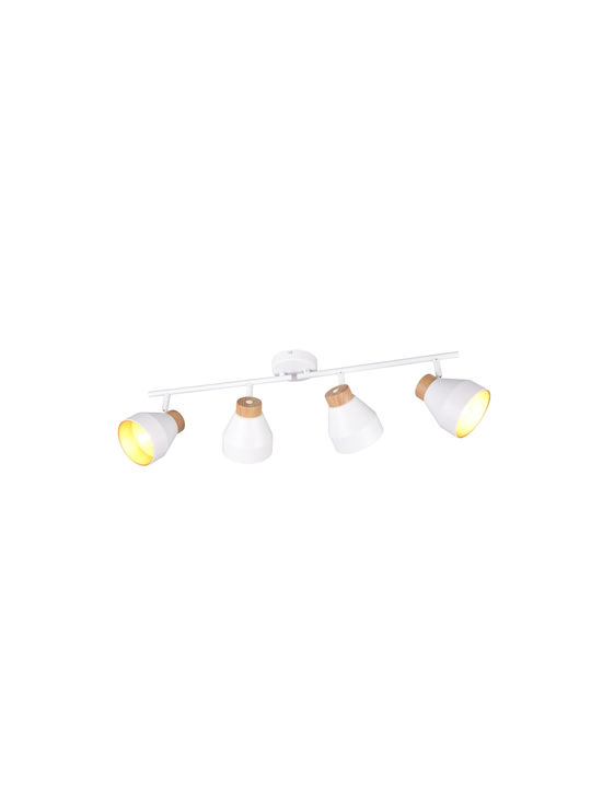 Trio Lighting Spot mit 4 Lichtern in Weiß Farbe