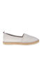 Women's Leather Espadrilles White