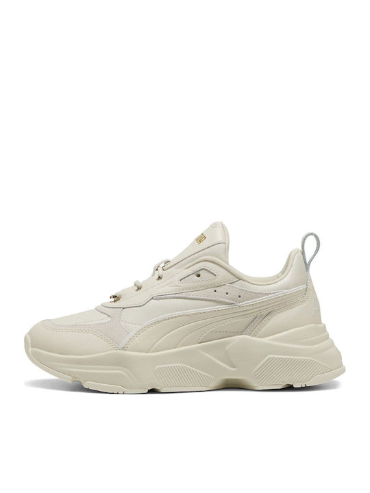 PUMA Cassia Lux Chunky Sneakers Λευκά