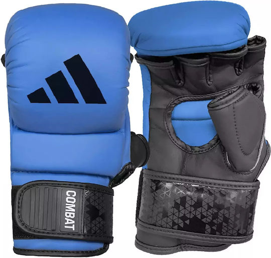 Grappling-Handschuhe Adidas Combat 50 Blau Schwarz