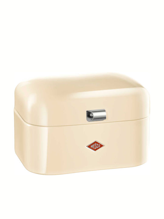 Wesco Ψωμιέρα Μεταλλική Μπεζ 17.5x22x26.8cm