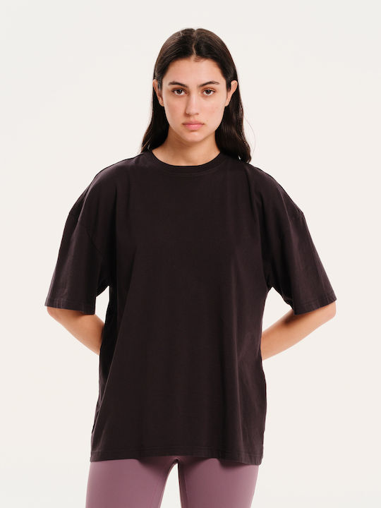 Γυναικείο Oversized T-shirt Navy Μπλε