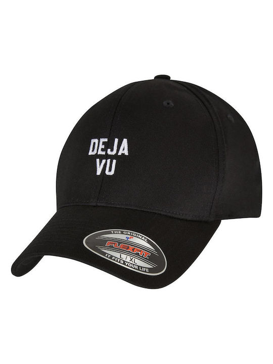 Șapcă Deja Vu Flexfit Negru Alb