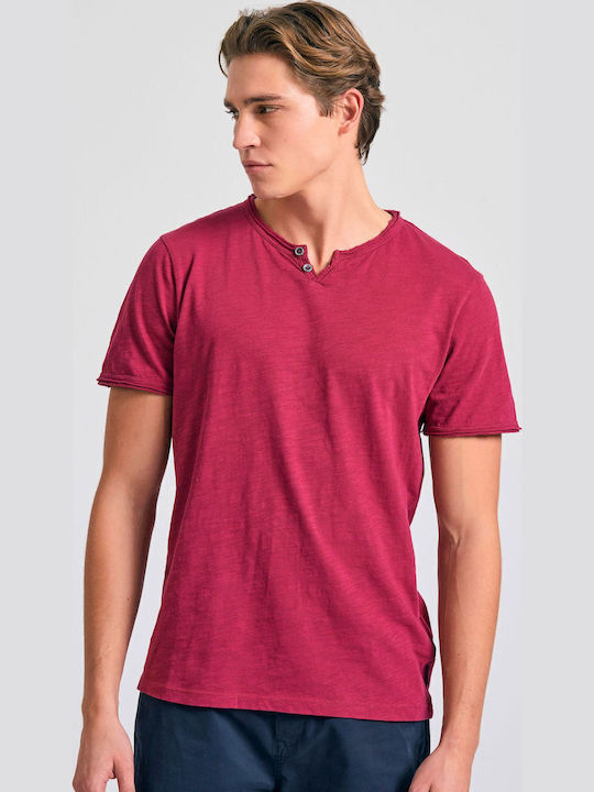 Funky Buddha Tricou Burgundy