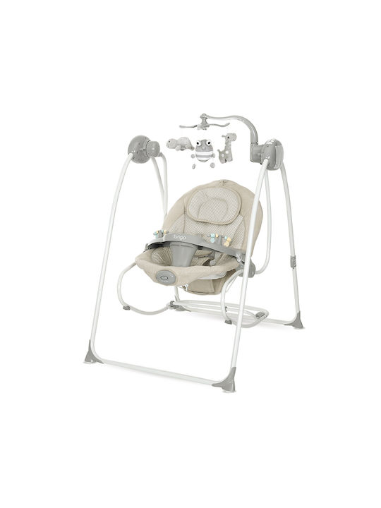 Lorelli Elektrisch Baby Relax Schaukel Tango mit Musik und Vibration Beige  für Kind bis 9kg 10090072405