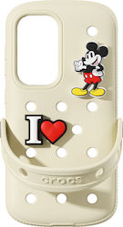 Samsung Crocs Cream Back Cover Silicon cu Curea...