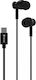 Devia M1 In-ear Handsfree Ακουστικά με Βύσμα USB-C Μαύρο