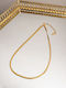 Snake Chain Necklace Gold