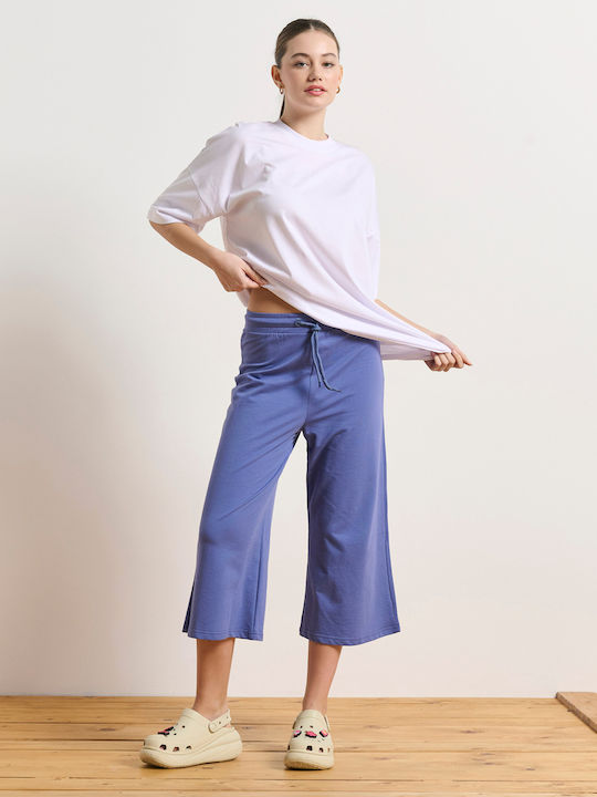Sweatpants Flared Blue