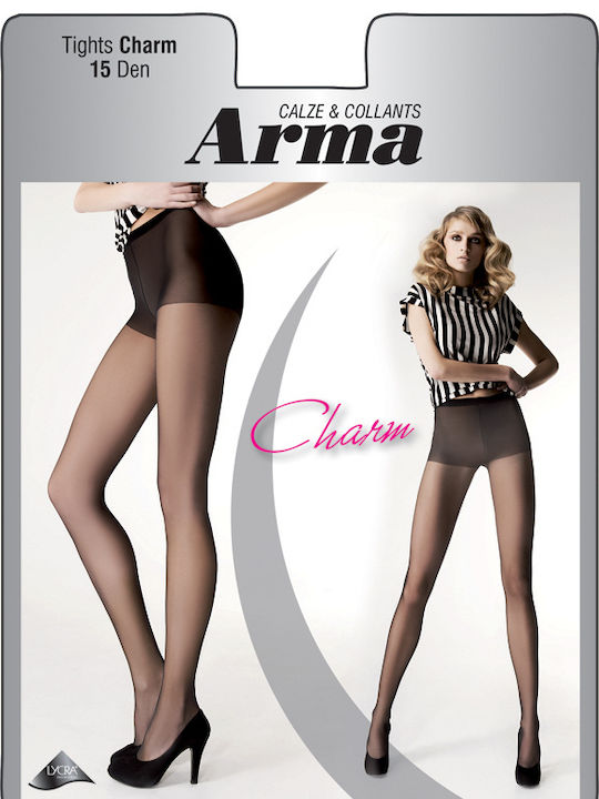 Arma Women's Pantyhose Sheer 15 Den Beige