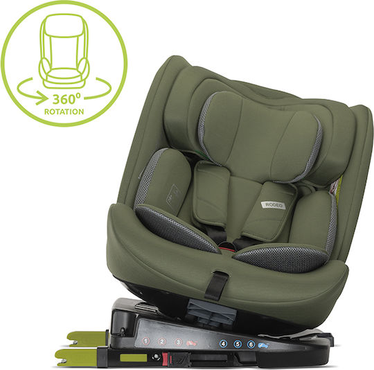 Lorelli Rodeo Autositz i-Size mit Isofix Green Grey