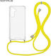Sonique Armor Clear Silicone Case with Cord for...