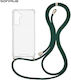 Sonique Armor Clear Silicone Case with Cord for...