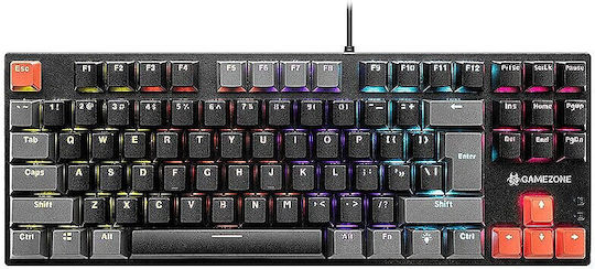 Tracer GameZone Blade 87 Gaming Μηχανικό Πληκτρολόγιο Tenkeyless με Outemu Red διακόπτες και RGB φωτισμό (Αγγλικό US)