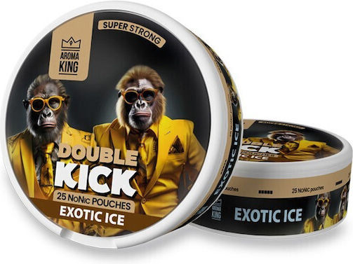 Aroma King Double Kick Pouches Νικοτίνης Strong με Γεύση Exotic Ice Non Nicotine