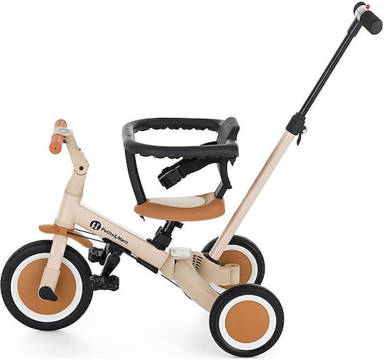 Petite & Mars Turbo Μετατρεπόμενο με Χειρολαβή Γονέα 5 σε 1 για 18 Μηνών Μπεζ