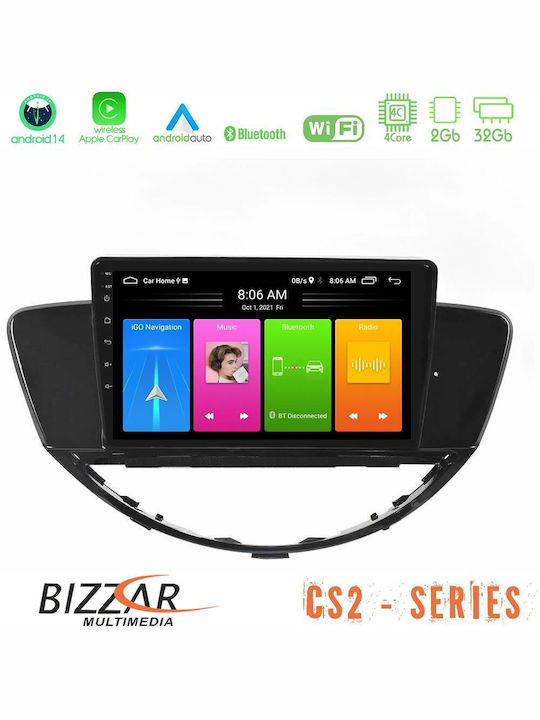 Bizzar Auto-Audiosystem für Subaru Tribeca 2007-2014 (Bluetooth/USB/AUX/WiFi/GPS/Apple-Carplay/Android-Auto) mit Touchscreen 9"