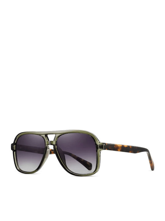Moscow Mule Unisex Sunglasses with Green Plasti...