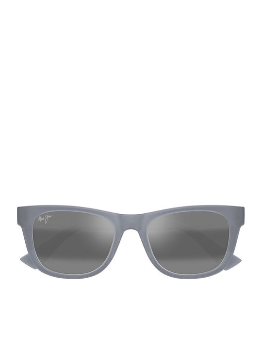 Maui Jim Унисекс Слънчеви Очила с Син Пластмасов Рамка и Сребърни Поляризирани Огледални Лещи