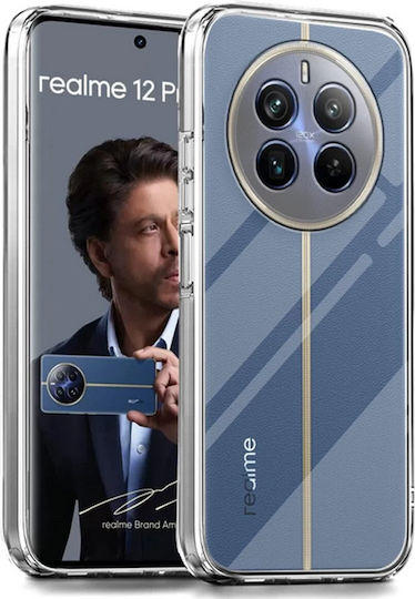 Прозрачен силиконов калъф Realme 12 Pro 5G дебелина 1.5 мм