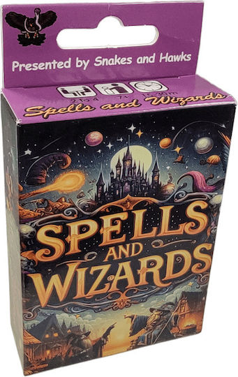 Brettspiel Spells & Wizards für 2-6 Spieler 7+ Jahre (EN) Snakes and Hawks