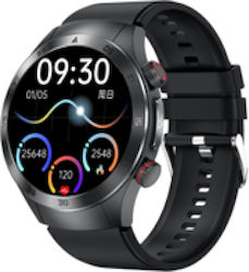 Aoke E800 Black Case / Black Silicone Strap