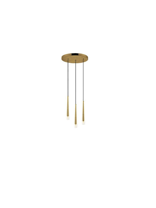 Luma Hängelampe Gold mit Fassung G9 4.5x4.5cm.
