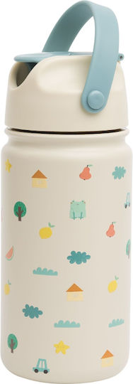 The Cotton Cloud Παιδικό Παγούρι Θερμός Ανοξείδωτο Γκρι 420ml (Διάφορα Σχέδια/Χρώματα)