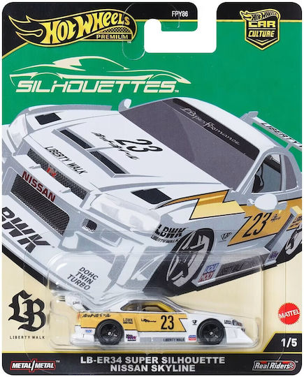Hot Wheels Premium Super Silhouette Nissan Skyline Car 1:64 for Ages 3+