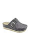 Vesna Women's Leather Anatomic Clogs Pearl Black