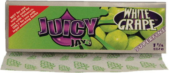 Juicy Jays Grape Superfine Листчета за свиване на цигари 1+1/4 32 листове 1бр