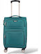 Playbags Cabin Fabric Petrol Suitcase With 4 Wheels Height 55cm