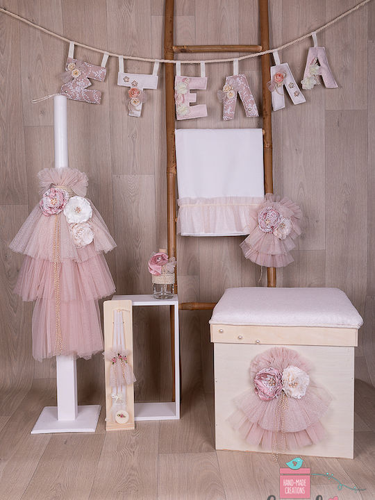Loukia Handmade Baptism Set Flowers Girl Vap601l