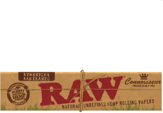 Raw King Size Slim Небелени Автентични Листчета за Свиване