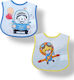 Babydom Waterproof Bib Fabric with Hoop & Loop Fastener Yellow 2pcs