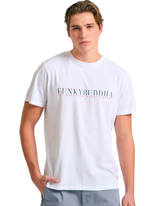 Funky Buddha Tricou Alb