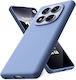 Orso Rubber Silk Back Cover Σιλικόνης Λιλά (Redmi Note 14 Pro 5G / Poco X7)