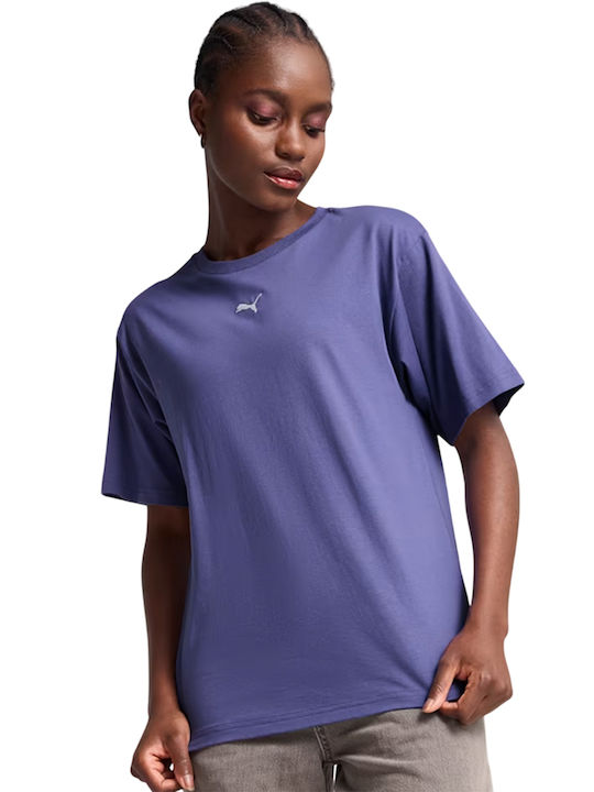 PUMA Women's Athletic T-shirt Purple