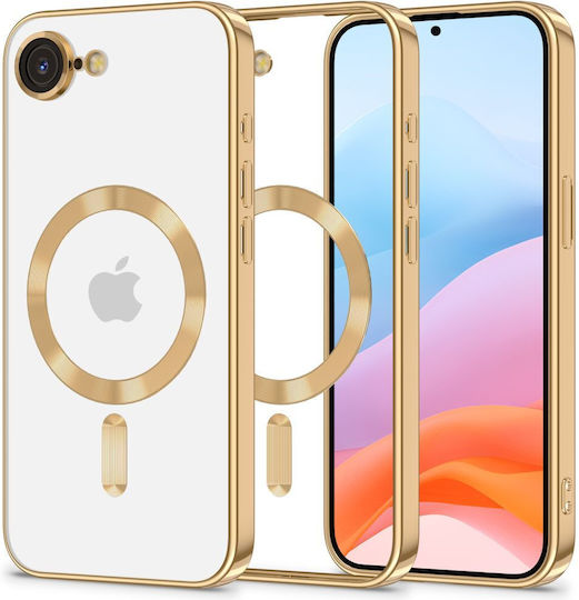 Tech-Protect Magflex Umschlag Rückseite Kunststoff Gold (iPhone 17e / 16e)