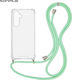 Sonique Armor Clear Silicone Case with Cord for...