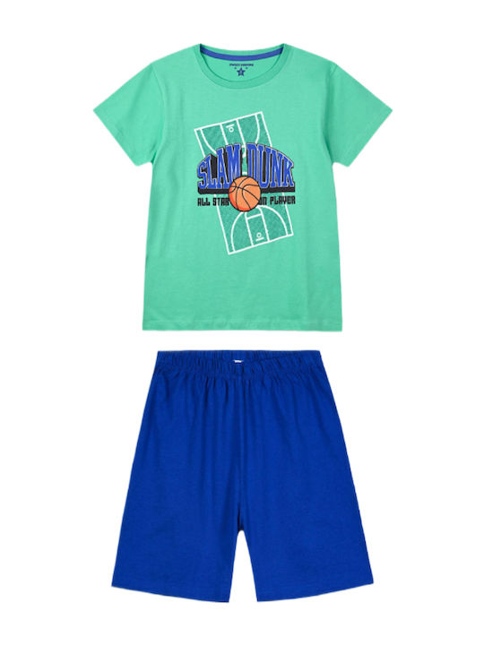 Energiers Детска пижама Лятна Sea Clam Dunk