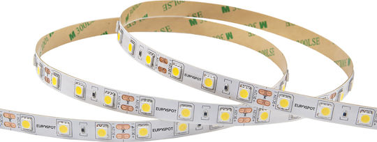 Eurospot Ταινία LED 12V Θερμό Λευκό Φως 5m Τύπου SMD5050