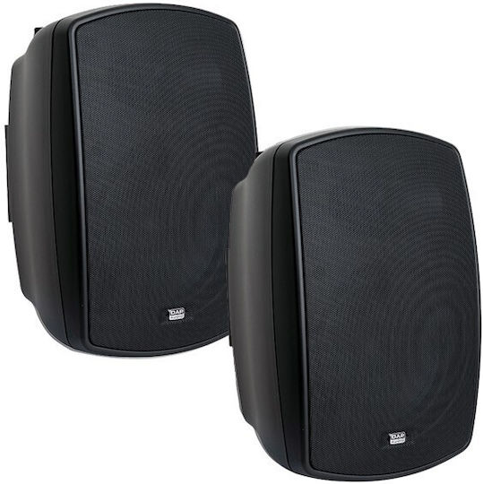 Dap Audio Evo 6t Außenlautsprecher für Terrasse Schwarz Set