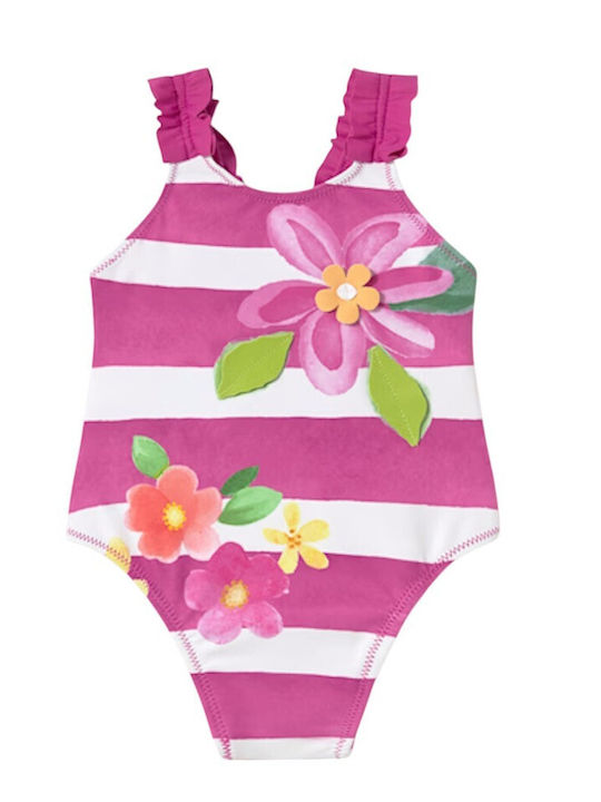 Mayoral Kids Swimwear One-Piece Fuchsia