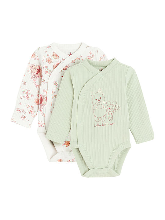 Cool Club Winnie The Pooh Дълъг ръкав White and Green 2бр