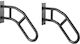 Set 2 Balustrade Wall Mount 1-3 Steps Length 737 Mm Max 240 Kg