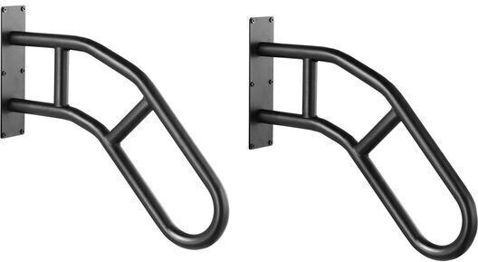 Set 2 Balustrade Wall Mount 1-3 Steps Length 737 Mm Max 240 Kg