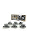 ArteLibre Set Căni Maro De ceramică Multicolore 6buc