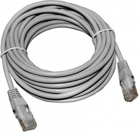 Eucom U/UTP Kat.6 (Gigabit) Netzwerkkabel Ethernet 5m Grau