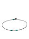 Armband "Minimal Eye S" Petrolfarbe